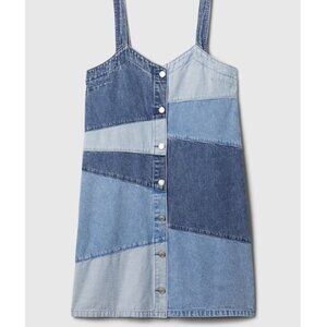 Gap Patchwork Denim Mini Dress (Unworn)